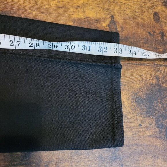 Levi's Jeans Size 30 Demi Curve Straight Mid Rise Black Stretch Denim Western - Picture 11 of 13